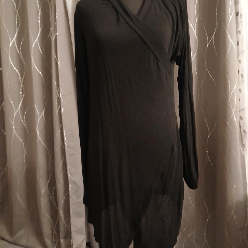 Chic Black Long Sleeve Dress